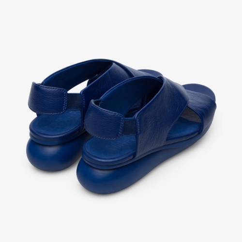 Camper Balloon Womens Wedge Sandals US-42968 Blue Discount